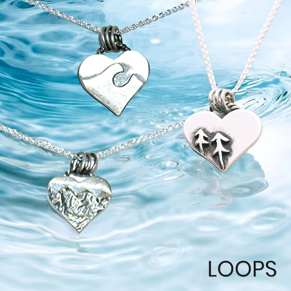 Heart Necklace with Westcoast Design