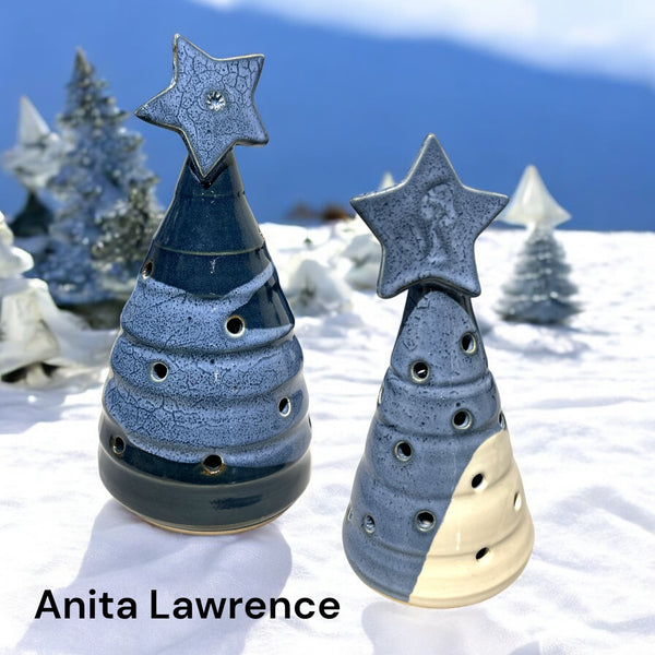 Tealight Holiday Trees by Anita Lawrence