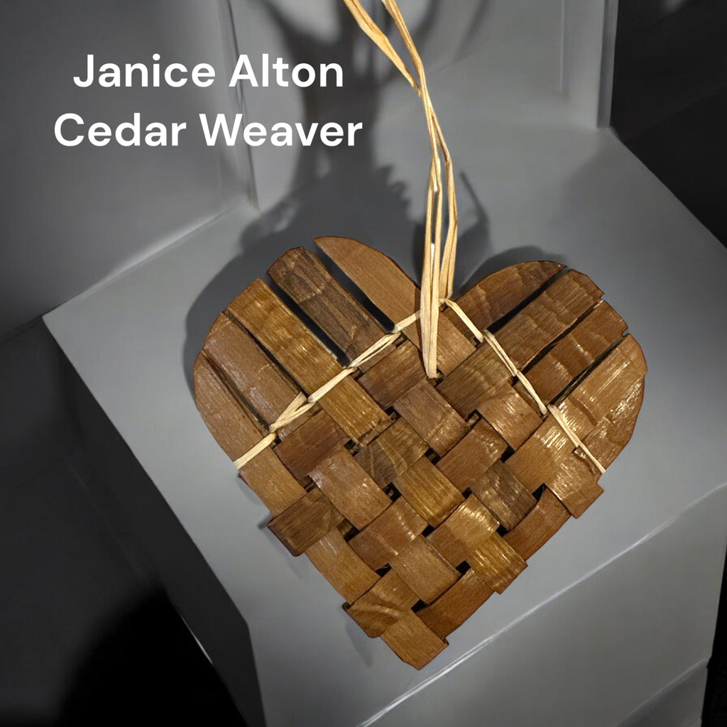 Cedar Heart Ornaments by Janice Alton