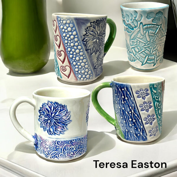 Ceramic Mugs and Tumblers by Teresa Easton