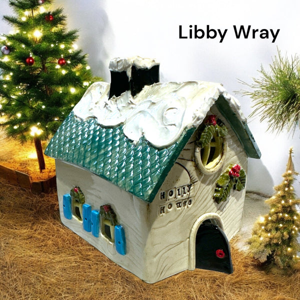 Whimsical Ceramic House Collection by Libby Wray