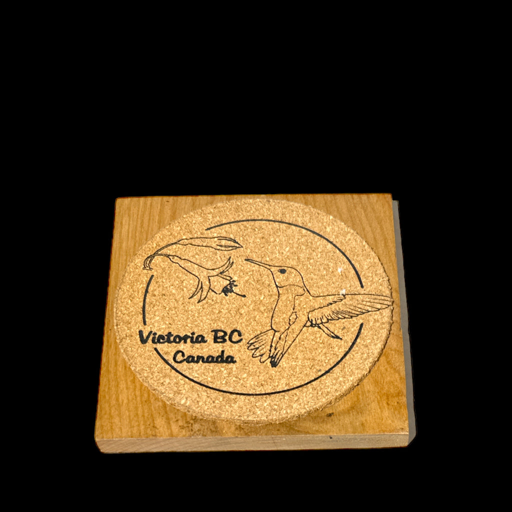 Wood and Cork Drink Coasters by Dennis Drechsler