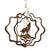 Rusted Metal Hanging Spinners by Indoor Outdoor