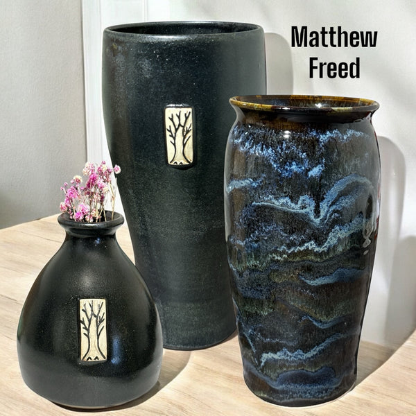 Vases by Matthew Freed Pottery