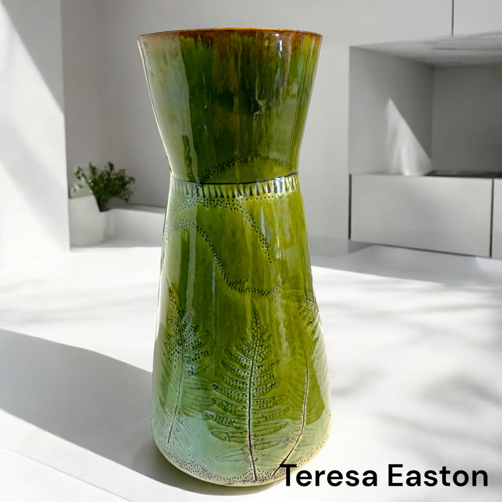 Ceramic Vases and Utensil Holders by Teresa Easton