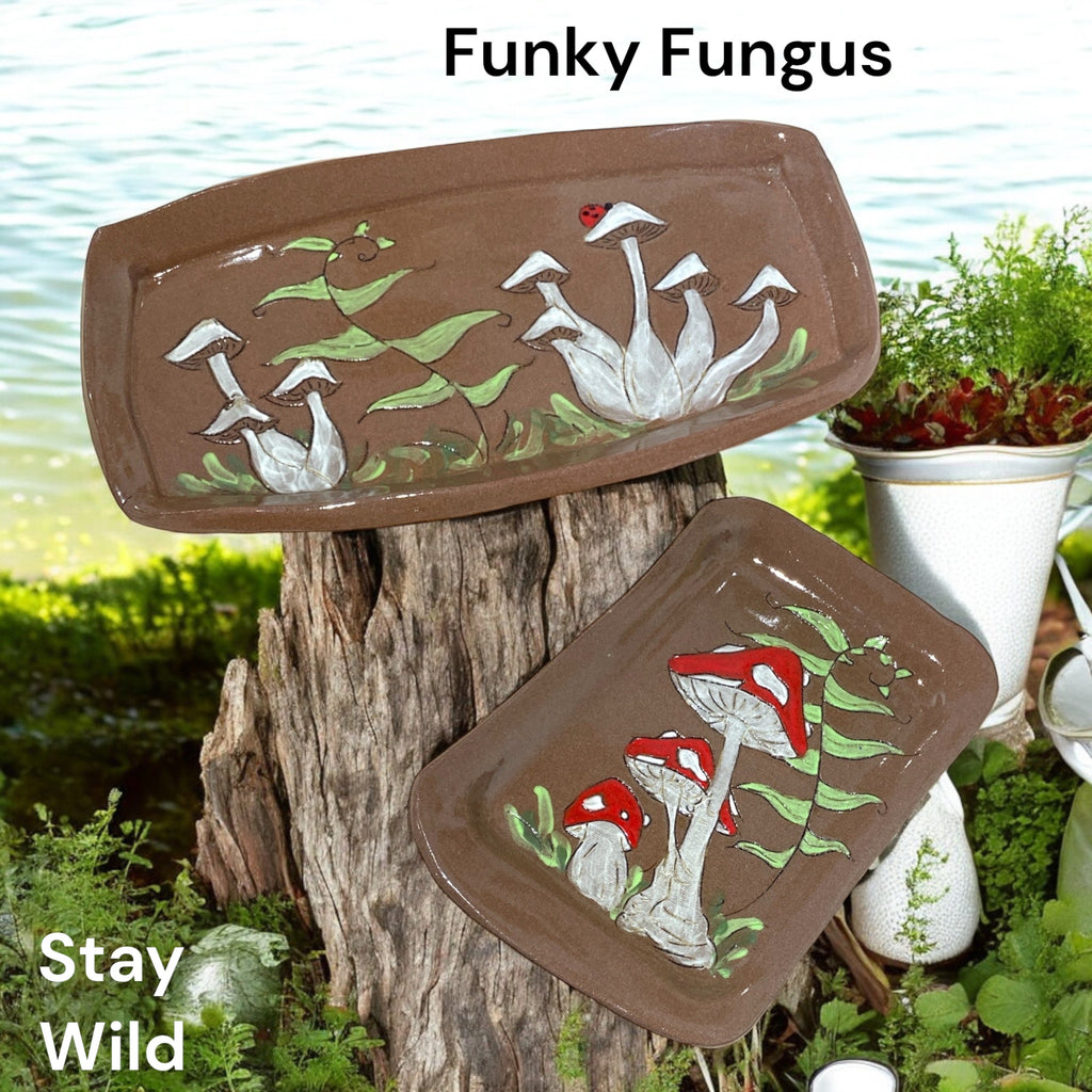 Mushroom Plates by Funky Fungus