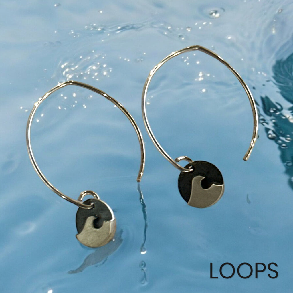 Porthole Earrings with Westcoast Design