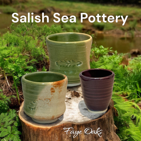 Cups by Salish Sea Pottery