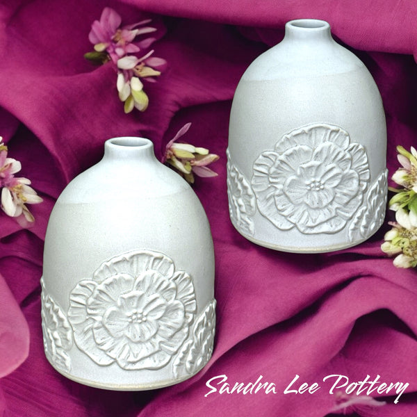 Bud Vases by Sandra Lee Pottery