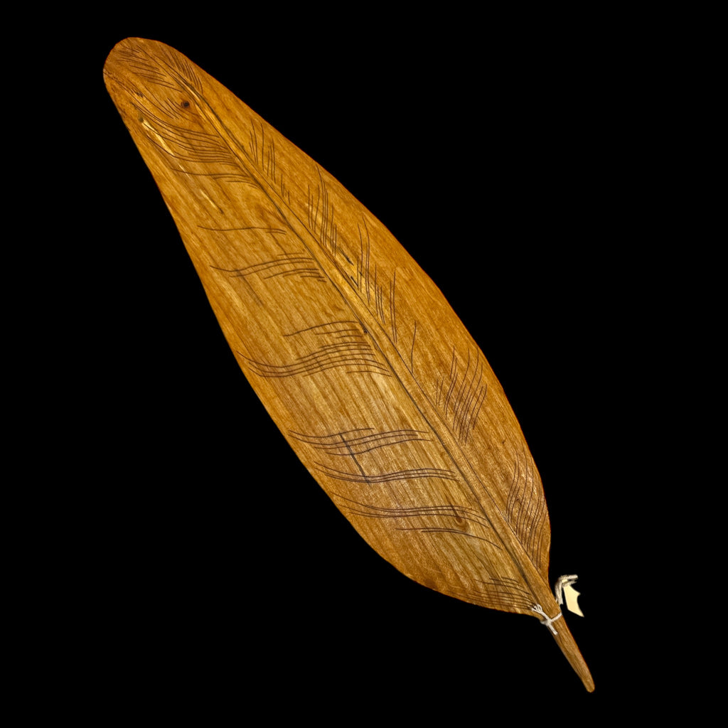 Wooden Decorative Feathers by Davy Woodcraft