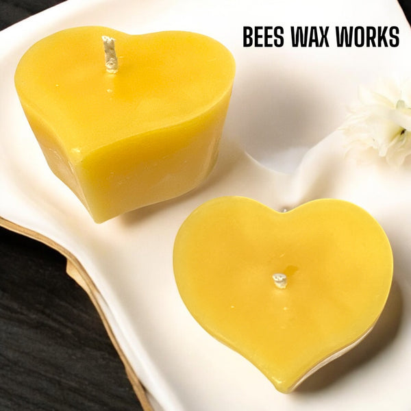 Pure Beeswax Decorated Candles by BEES WAX WORKS