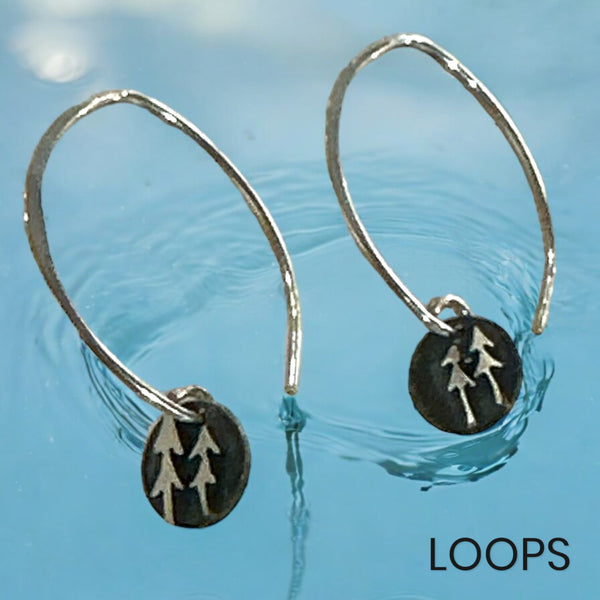 Porthole Earrings with Westcoast Design