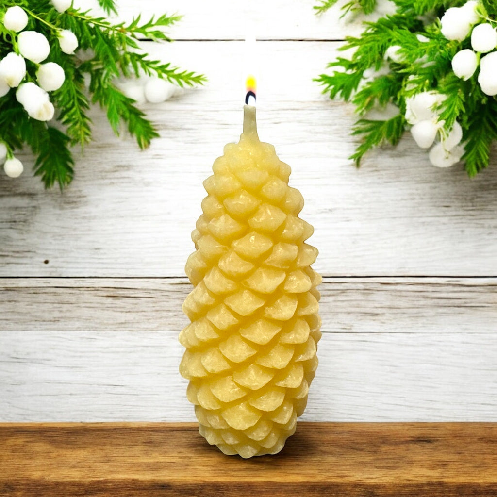 Pure Beeswax Decorated Candles by BEES WAX WORKS